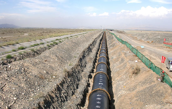 乌鲁木齐市大西沟管线引水使用DN2200胶圈