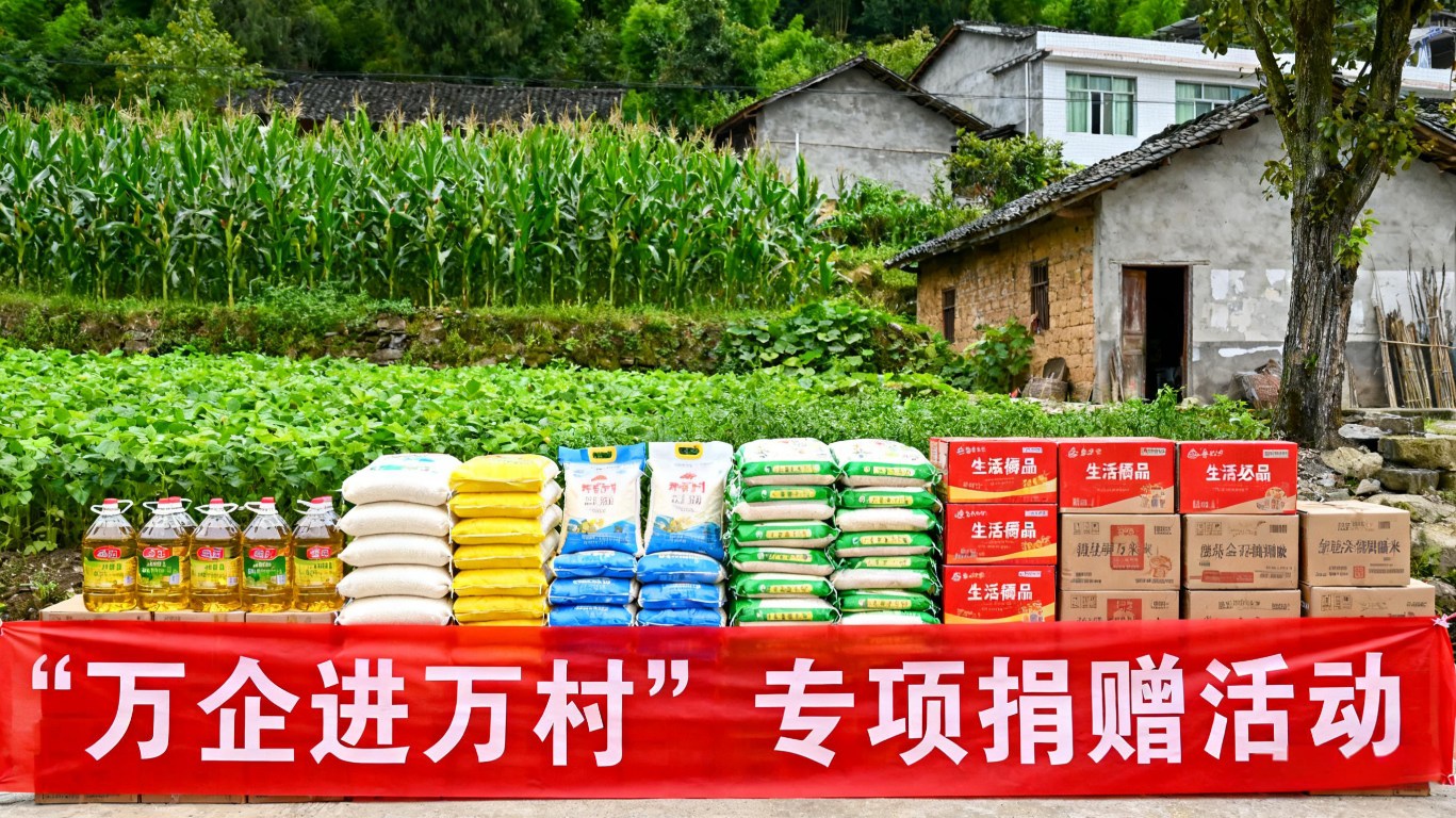 响应乡村振兴号召,参与"万企兴万村"专项捐赠,以实际行动践行企业社会责任